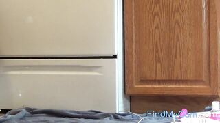 Curvy Tattooed Fan Fucks Herself in the Kitchen