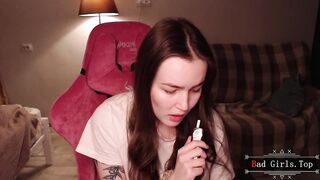 Tattooed skinny cute webcam amateur solo teen