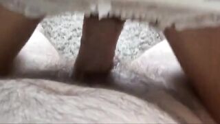 Amateur Couple's POV Blowjob and Creampie