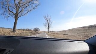 Handjob While Driving, Making Him Cum Hard!