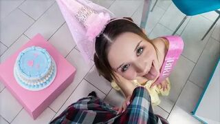 DadCrush - Carly Kiss - "Your Cock Is My Birthday Wish" - She Is Old Enough for an Orgasm Now