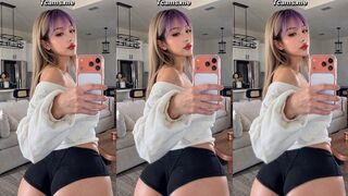 TsLilac Mirrorfie Ass Display