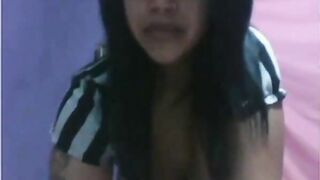 Big-Titted Latina Babe's Webcam Show