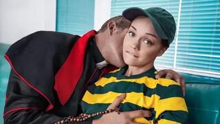 Tomboyz - Melia Avelin - Holy Uniform Inspection: She Tried to Hide Her Female Body, But The Priest Knows Best