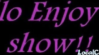 Filipina camgirl gives blowjob to her husband on webcam