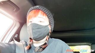 Orgasmic Drive - Public Car Solo with a Teen Webcam Girl