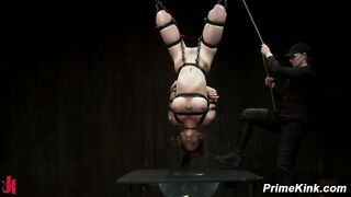 Tricia Oaks And Claire Adams Yellow Latex Metal Bondage Water Dunk Breath Play Zapper