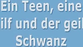 German Amateur Threesome: Zwei Frauen und Ein Mann