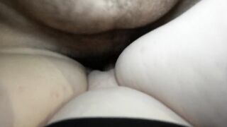 Tattooed BBW Girl Gives Creampie to Her Husband