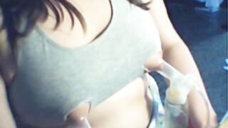 Amateur Webcam Milking