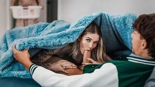 FamilyStrokes - Naomi Ryder, Aubree Blair - “Rate How I Fuck” - Taking First Place in My Stepbro’s Sex Rankings