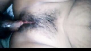 Indonesian Amateur Asian Babe with Hairy Bush