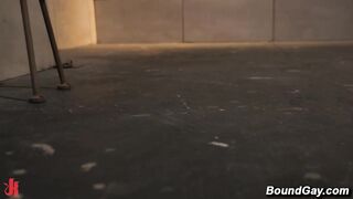 Teddy Bryce Muscle Stud Wall Tape Bondage Edge Toy Handjob Oral Threesome