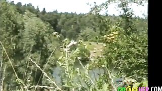 Bareback Outdoor Fun with Amateur Dogging