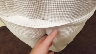 He fucked me hard and came on my big tits - POV BDSM