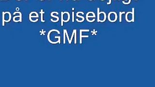 Dansk moden amatør spisebord glæde