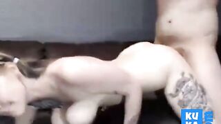 Amateur Babe with Big Natural Tits on Webcam