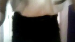 Laura's Amateur Celebrity Striptease on Webcam