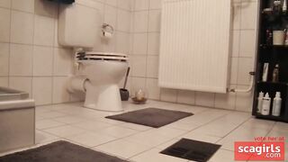 Pissing on the Floor - German Dirty Talk with My Girl