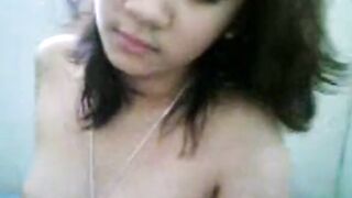 Indonesian Amateur Babe Hairy Cumshot