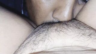 DESI STEPSISTER FIRST TIME ENJOYING THE PUSSY LICKING