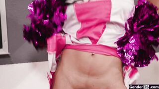 Tgirl cheerleader anal during detention