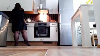 Fucking my mother-in-law in the kitchen