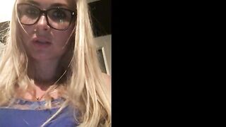 Blonde Striptease and Squirting Solo