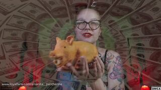 Goddess Amanita - My Piggy Come Back To It's Real Body