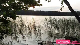 Step Sister's Anal Creampie at the Lake
