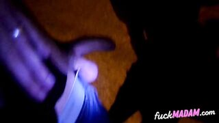 Big Cock Blowjob in the Dark After the Club