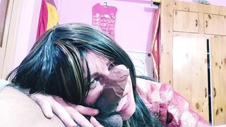 All Her Words Are Lost At His Cock