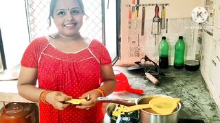 Neighbor's Bhabhi's fun kitchen sex with Hindi audio