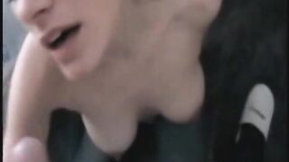 German Amateur Blonde Receives a Facial