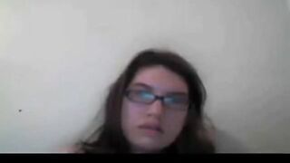 Hairy Amateur Babe Masturbating on Webcam