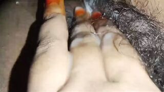 Desi village girl finger sex hard in bathroom