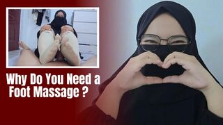 My Hijab Sister in Law Misunderstood About A Foot Massage - Minokiiko