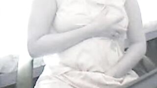 Big-Titted Asian Sri Lankan Girl Plays with her Nipples on Webcam