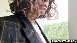 Ebony Teen with Big Tits Has Orgasmic Fun!