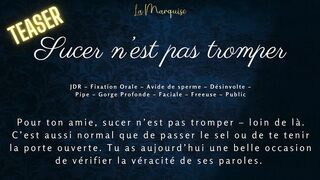 I Suck To Do A Service - French audio porn dirty talking