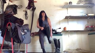 Mistress Black - J.O.I In The Tack Room