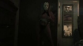 Big-Tit Cosplayer Orgasms on Webcam as Jason Voorhees