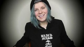 Tattooed Goth Girl Misses You - Solo Orgasm