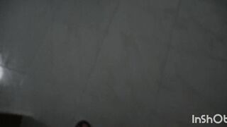 Bald Stepdad and I Cum Simultaneously with Anal Creampie